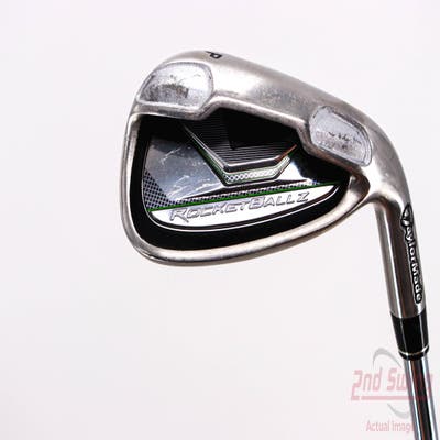 TaylorMade Rocketballz HL Single Iron Pitching Wedge PW Stock Steel Shaft Steel Regular Right Handed 36.0in