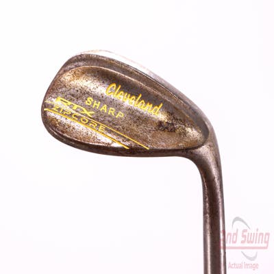 Cleveland RTX ZipCore Raw Wedge Sand SW 56° 6 Deg Bounce Dynamic Gold Spinner TI Steel Wedge Flex Right Handed 35.5in