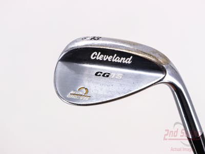 Cleveland CG15 Satin Chrome Wedge Gap GW 52° 10 Deg Bounce Cleveland Traction Wedge Steel Wedge Flex Right Handed 35.0in