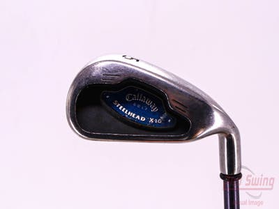 Callaway X-16 Single Iron 5 Iron Callaway System CW85 Graphite Stiff Right Handed 38.5in