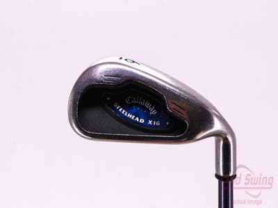 Callaway X-16 Single Iron 6 Iron Callaway System CW85 Graphite Stiff Right Handed 37.5in