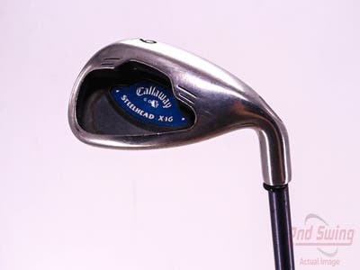 Callaway X-16 Single Iron 9 Iron Callaway System CW85 Graphite Stiff Right Handed 36.25in