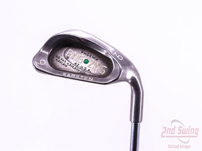 Ping Zing Single Iron 9 Iron Stock Steel Shaft Steel Regular Right Handed Green Dot 36.75in