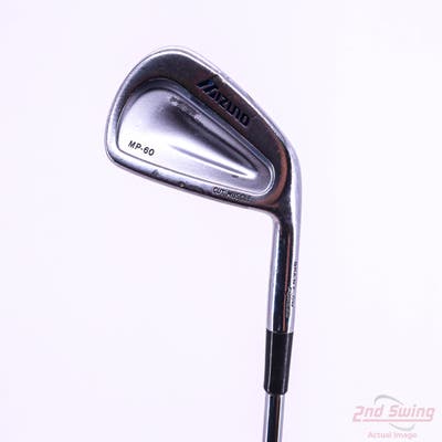 Mizuno MP 60 Single Iron 6 Iron Project X Rifle 5.5 Steel Regular Right Handed 37.75in