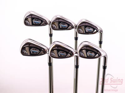 Callaway Rogue X Iron Set 6-PW AW UST Mamiya Recoil ES 460 Graphite F3 Regular Right Handed 37.75in