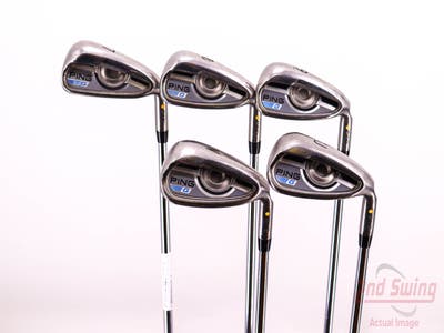 Ping 2016 G Iron Set 7-PW AW AWT 2.0 Steel Regular Right Handed Yellow Dot 37.25in