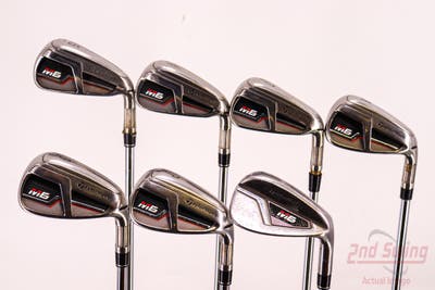 TaylorMade M6 Iron Set 5-PW AW FST KBS MAX 85 Steel Regular Right Handed 38.75in