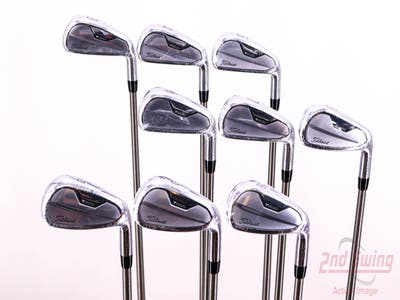 Mint Titleist 2021 T200 Iron Set 3-PW GW Aerotech SteelFiber i110cw Graphite Stiff Right Handed 38.5in