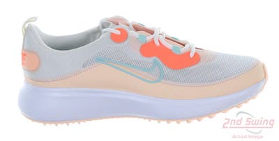 New Womens Golf Shoe Nike Ace Summerlite 6 White/Orange MSRP $100 DA4117 133