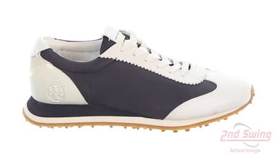 New Womens Golf Shoe Tory Sport Hank Trainer 6.5 Perfect Navy/Snow White MSRP $238 75828