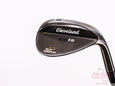 Cleveland CG15 Black Pearl Wedge Lob LW 58° 12 Deg Bounce Cleveland Traction Wedge Steel Wedge Flex Right Handed 36.0in