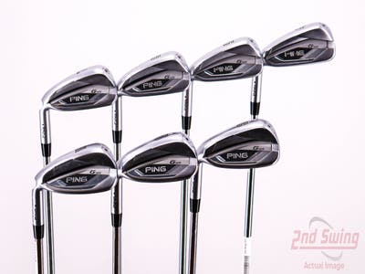 Ping G425 Iron Set 4-PW AWT 2.0 Steel Stiff Left Handed Black Dot 38.5in