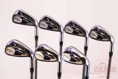 Callaway Apex 19 Iron Set 5-PW AW UST Mamiya Recoil ESX 460 F2 Graphite Senior Right Handed 37.0in