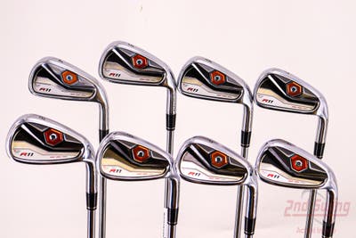 TaylorMade R11 Iron Set 4-PW AW FST KBS 90 Steel Stiff Right Handed 38.25in