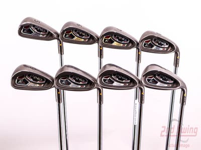Ping K15 Iron Set 5-PW GW SW Ping AWT Steel Senior Right Handed Yellow Dot 37.75in