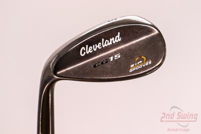 Cleveland CG15 Black Pearl Wedge Lob LW 58° 8 Deg Bounce Stock Steel Shaft Steel Wedge Flex Left Handed 35.5in