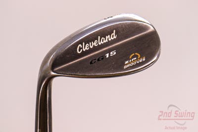 Cleveland CG15 Black Pearl Wedge Lob LW 58° 8 Deg Bounce Stock Steel Shaft Steel Wedge Flex Left Handed 36.0in