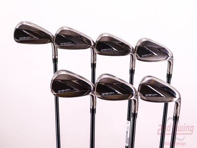 TaylorMade Stealth Iron Set 5-PW AW UST Mamiya Recoil 65 Dart Graphite Senior Right Handed 38.75in