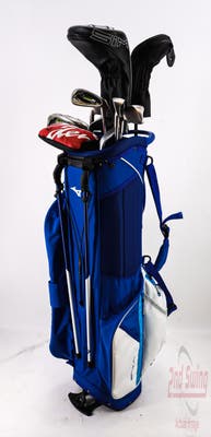 Complete Set of Men's Adams TaylorMade Ping Titleist Odyssey Golf Clubs + Mizuno Stand Bag - Right Hand Regular Flex Steel Shafts