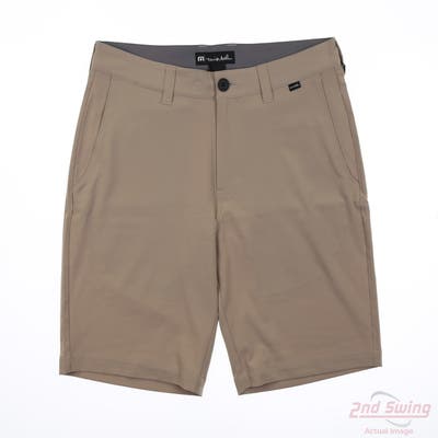 New Mens Travis Mathew Shorts 42 Khaki MSRP $90