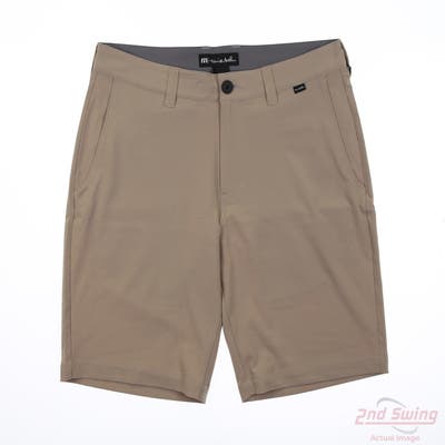 New Mens Travis Mathew Shorts 35 Khaki MSRP $90