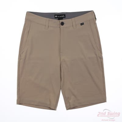 New Mens Travis Mathew Shorts 36 Khaki MSRP $90