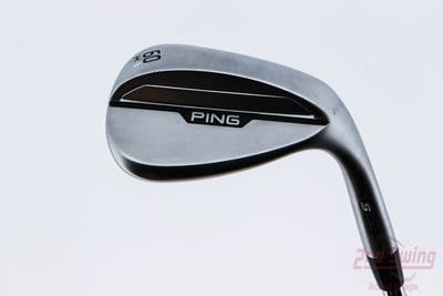 Ping s159 Chrome Wedge Lob LW 60° 8 Deg Bounce H Grind Z-Z 115 Wedge Steel Wedge Flex Right Handed Black Dot 35.5in