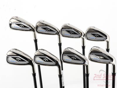 Callaway Paradym Ai Smoke HL Iron Set 6-PW AW GW SW Project X Cypher 2.0 50 Graphite Senior Right Handed 38.25in