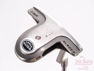 Tour Issue Odyssey White Steel 2-Ball Blade Putter Steel Right Handed 34.0in