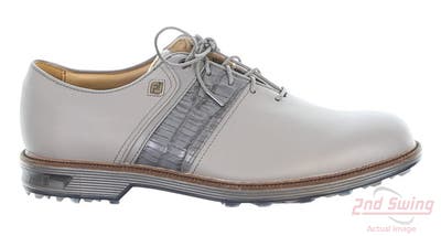 New Mens Golf Shoe Footjoy Premiere Series Packard Medium 9 Gray MSRP $200 53910