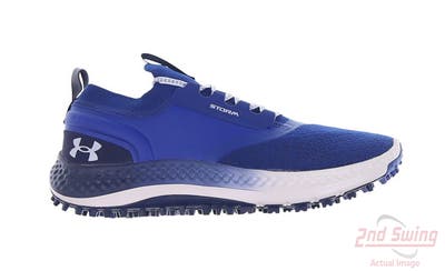 New Mens Golf Shoe Under Armour Charged Phantom 11 Blue MSRP $130 3026400-401