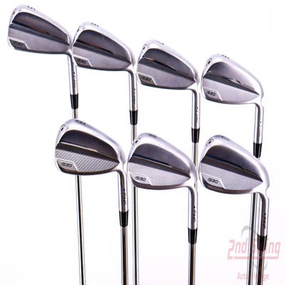 Ping i530 Iron Set 4-PW Nippon NS Pro Modus 3 Tour 105 Steel Stiff Right Handed Blue Dot 39.0in
