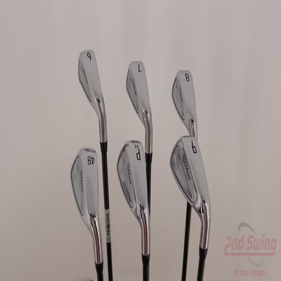 Mint Titleist 2023 T350 Iron Set 6-PW GW Mitsubishi Tensei Red AM2 Graphite Regular Right Handed 37.5in