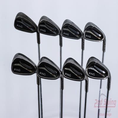 Ping G25 Iron Set 4-PW GW Ping CFS Steel Stiff Right Handed Black Dot 38.75in