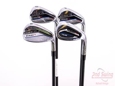 Cobra King F7 One Length Iron Set 8-PW SW GW Maltby M890 Graphite Regular Right Handed 37.5in