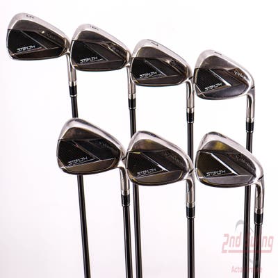 TaylorMade Stealth Iron Set 5-GW UST Recoil 760 ES SMACWRAP Graphite Regular Right Handed 38.5in