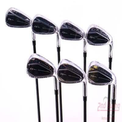 Mint TaylorMade Qi Iron Set 5-PW AW Fujikura Ventus Blue TR 6 Graphite Regular Right Handed 38.0in