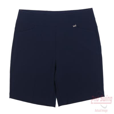New Womens Greg Norman Golf Shorts X-Large XL Navy Blue MSRP $70