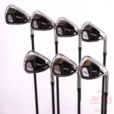 Callaway Rogue ST Max OS Lite Iron Set 5-PW AW Project X Cypher 60 Graphite Regular Right Handed 38.25in