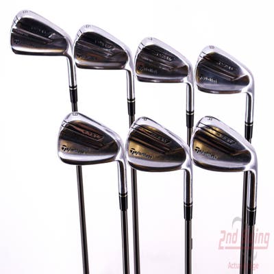 TaylorMade P-790 Iron Set 5-PW AW UST Mamiya Recoil 760 ES Graphite Senior Right Handed 38.5in
