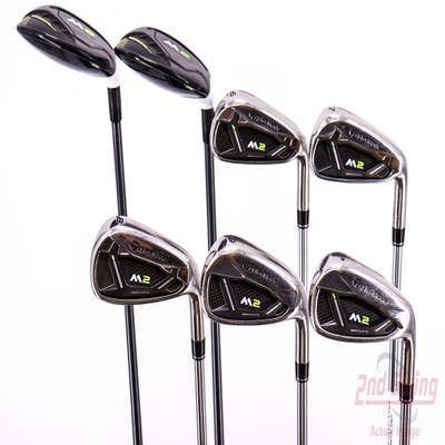 TaylorMade 2019 M2 Combo Iron Set 4H 5H 6-PW TM Reax 88 HL Steel Regular Right Handed 37.75in