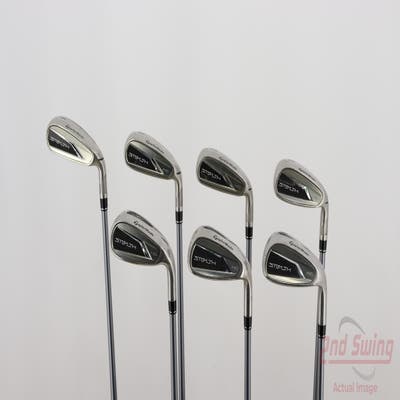 TaylorMade Stealth HD Iron Set 5-PW AW Fujikura Speeder NX 50 Graphite Regular Right Handed 38.5in