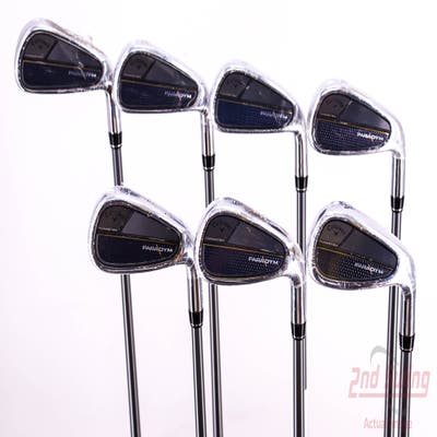 Mint Callaway Paradym Iron Set 5-PW AW PX HZRDUS Silver Gen4 65 Graphite Regular Right Handed 38.0in