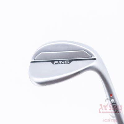 Ping s159 Chrome Wedge Lob LW 58° 8 Deg Bounce H Grind Ping Z-Z115 Steel Wedge Flex Right Handed Red dot 35.25in