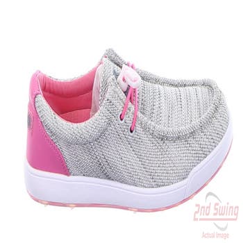 New Womens Golf Shoe Skoni Spikeless 8.5 Grey/Pink MSRP $100