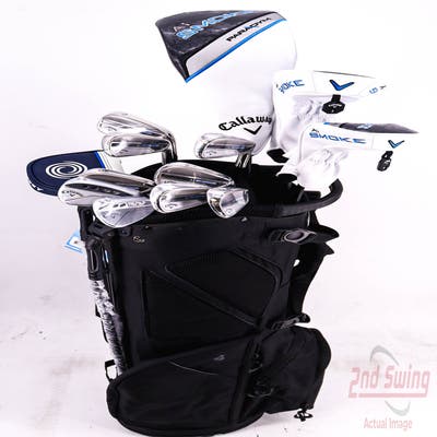 Callaway Paradym Ai Smoke Complete Golf Club Set Regular Right Handed with Datrek Carry Lite Stand Bag