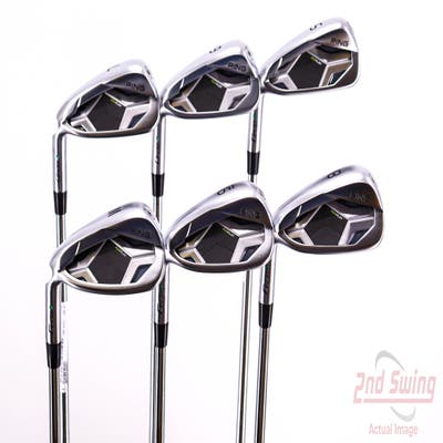 Ping G430 Iron Set 5-PW Nippon NS Pro Modus 3 Tour 105 Steel Stiff Left Handed Green Dot 38.25in