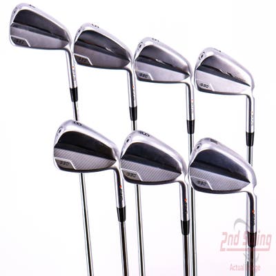 Ping i530 Iron Set 4-PW Dynamic Gold Mid 115 Steel X-Stiff Right Handed Orange Dot 38.75in