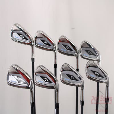 Callaway Paradym Ai Smoke HL Iron Set 6-PW AW GW SW Project X Cypher 2.0 50 Graphite Senior Right Handed 38.75in