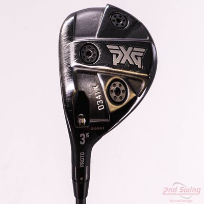 PXG 0341 X Proto Fairway Wood 3 Wood 3W 15° PX HZRDUS Smoke Yellow 70 Graphite X-Stiff Left Handed 43.5in
